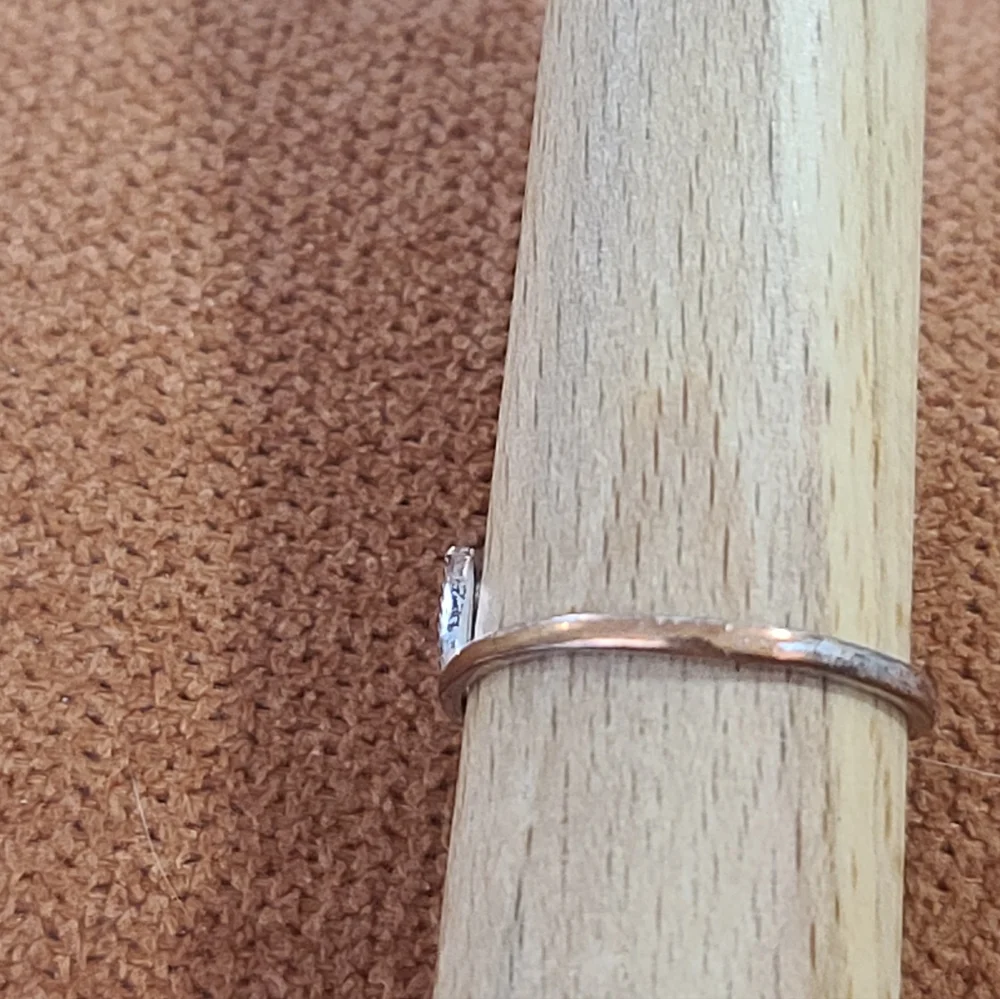 Delicate Sterling Silver Leaf Band Ring 925 - Picture 4 of 12